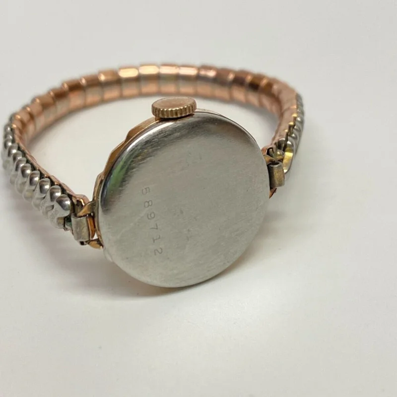 Vintage Benrus 15 Jewels Women's Manual Wind Gold Tone Watch, 5 inches