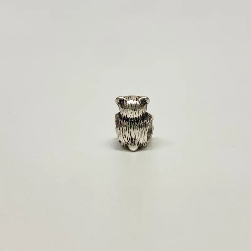 Genuine Pandora Sterling Silver TEDDY BEAR Stuffed Animal Charm 790395 RETIRED