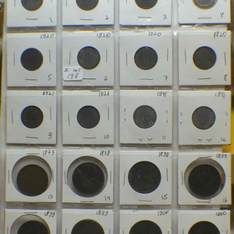 1873-1941 20 Pieces of Collection Coins Great Britian Victorian & GERMAN EMPIRE
