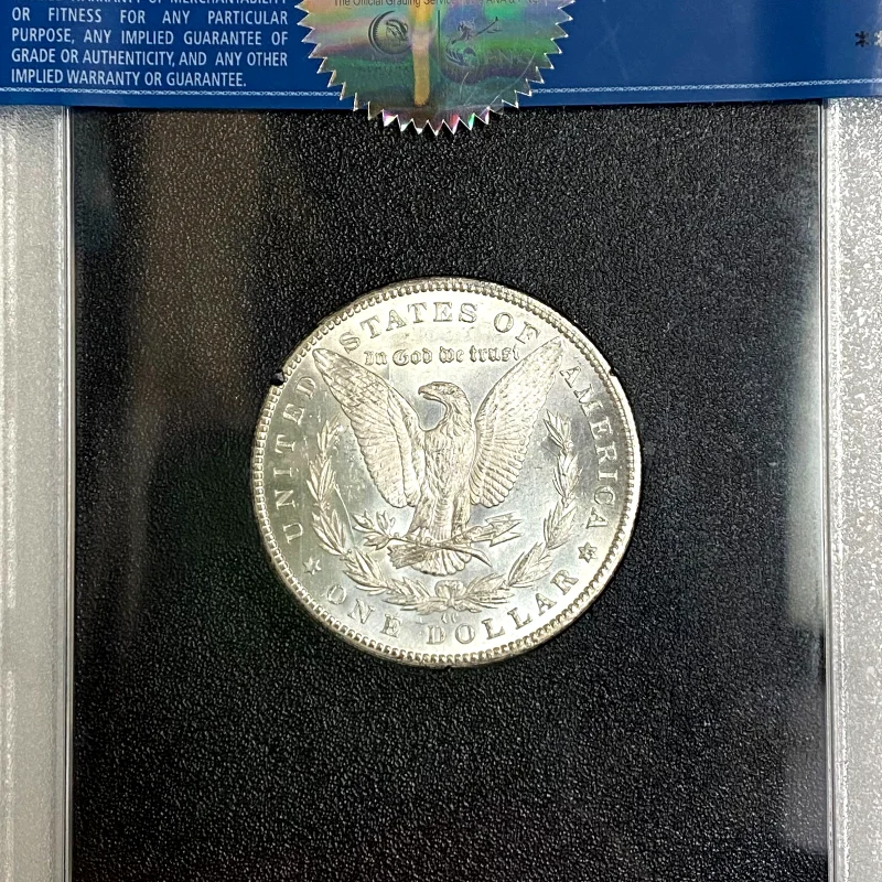 1884-CC Morgan Silver Dollar $1 Carson City GSA Hoard NGC MS62 no BOX