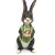 Authentic Vintage Heirloom Edition Rabbit Bunny Holding Egg Cast Iron Figurine !