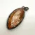 Sterling Silver Glass and Marcasite Stones Pendant