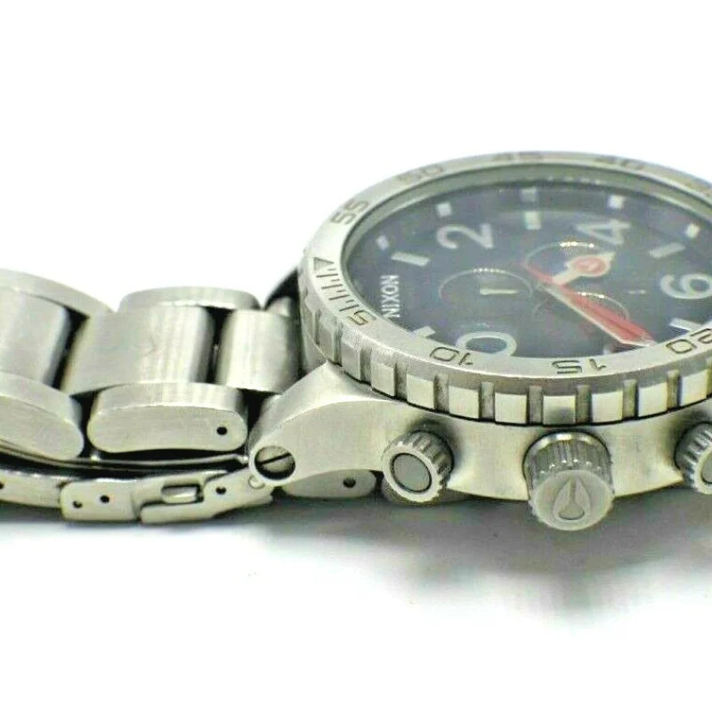 Nixon Matte Navy Blue 300 Meter Stainless Steel Watch