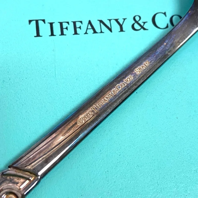 Tiffany & Co Sterling Silver Racing Cars Baby Spoon