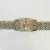 Rare Swiss .935 Sterling Silver Hidden Secret Watch Bracelet Gold Plated Vintage