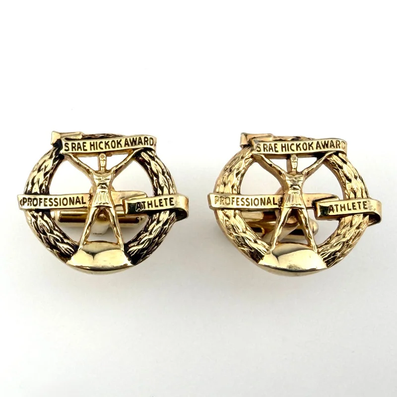 Vintage S. RAE HICKOK AWARD Professional Athlete Cufflinks By HICKOK USA