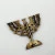Vintage 925 A Silver and Marcasite Jewish Menorah Pendant/Brooch Pin