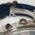 Unisex Diamond Jacob & Co Blue Leather Band Five Time Zone Quasar.