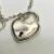 Rare Tiffany & Co Silver Heart Arc Padlock Charm and Key Necklace, 16 Inches