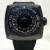 LYTT GUN BLUE HANDS BLACK STITCHING MEN'S WATCH 45 MM