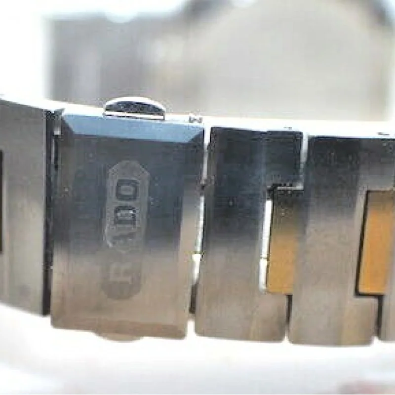 Rado Jubile Gold Plated Bezel Hi Tech Ceramic Scratch Proof Water Sealed Watch