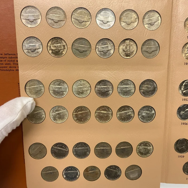 Dansco Album 7113 Jefferson Nickels 1938-1976 Coin Collectors, 94 coins