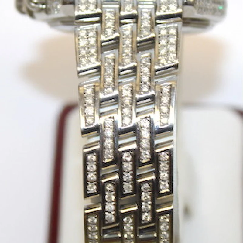 Breitling Crosswind Chronometer Stainless Steel 10.00 ct Diamond Watch