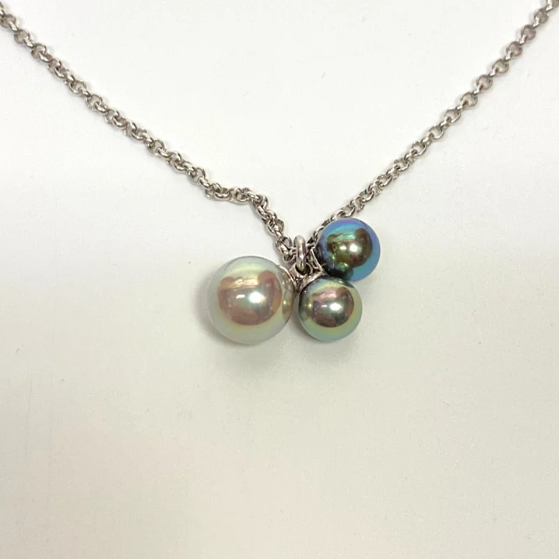 Majorica Pearlescent pendant Silver 925 necklace
