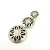 ATI Mexico 925 Hammered Sterling Silver Graduated Circles Flower Pendant