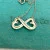 Tiffany & Co. Paloma Picasso Sterling Silver Double Heart Pendant Necklace