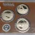 2014 Proof set San Francisco mint, 9 coins, two cases with 1$ and Quarter Dollar