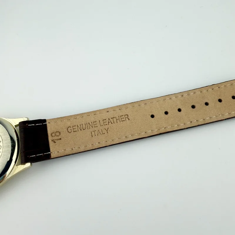 Vintage Genova Swiss Antimagnetic Mechanical Watch Silver Tone Working