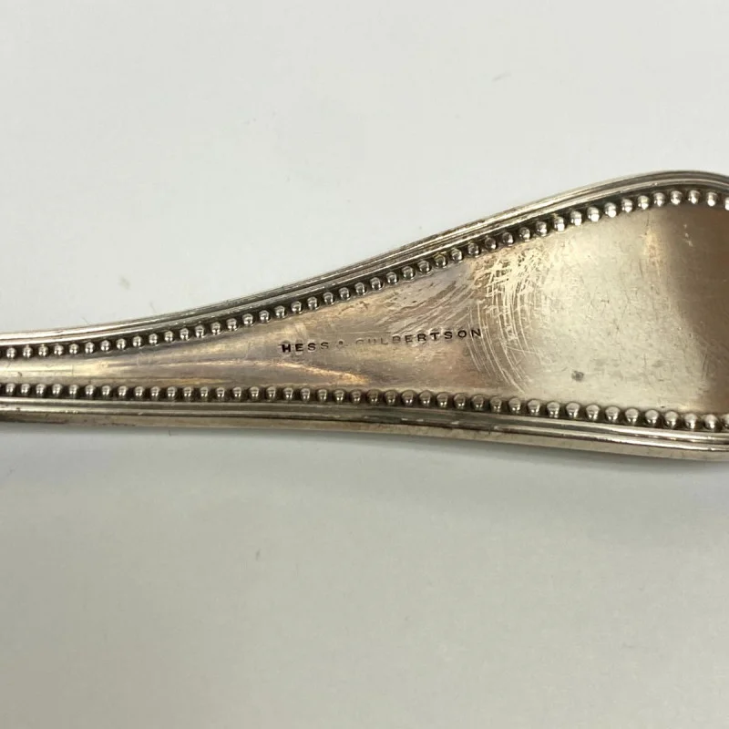 Antique Hess & Culbertson Sterling Silver Ladle 6.5 Inches