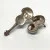 Rare Antique Sterling Silver Miniature Scroll Guitar Pill Box Dove Doll House