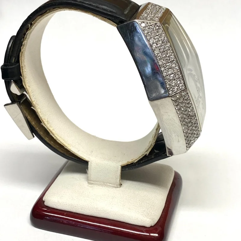 Ice Tek 9.5 ct Diamond AVI & CO Swiss Made Automatic White Face Watch