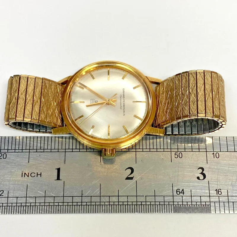 Vintage Girard-Perregaux Mens Watch 18K Solid Gold Chronometer