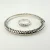 Vintage Coqui el Original Cable Cuff Bracelet & Ring Set 925 Steel & Diamonds