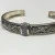Lyric Sterling Silver 925 & 18k Gold Cuff Bracelet with Purple Stones, 6in 