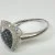 RING DIAMOND 1.5 ct Sterling Silver Size 10.25