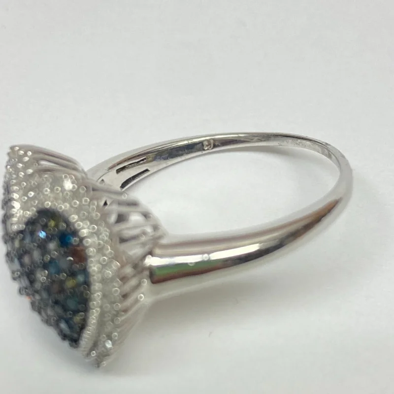 RING DIAMOND 1.5 ct Sterling Silver Size 10.25