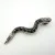 Vintage Sterling Silver Snake Pendant with Swarovski Crystals - JCM 925 Thailand