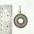 925 Sterling Silver PTI India Dangle Earrings Open-Circle Mandala Style