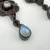Nicky Butler India Sterling Silver 925 Moonstone & Garnet Dangle Earrings