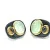 Vintage KYLO Sterling Silver Multi Color Quartz Gemstones Earrings