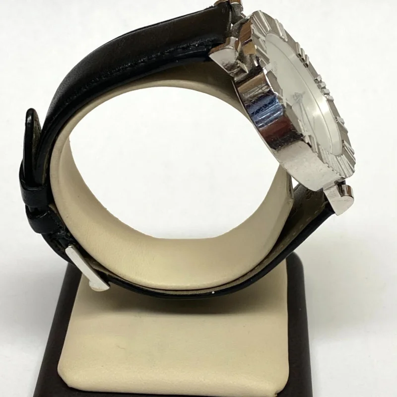 Tiffany & Co Atlas Large Sterling Silver Round Mechanical Watch