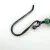 Vintage SX 925 THAI Pearls and Natural Green Round Beads Dangle Hook Earrings