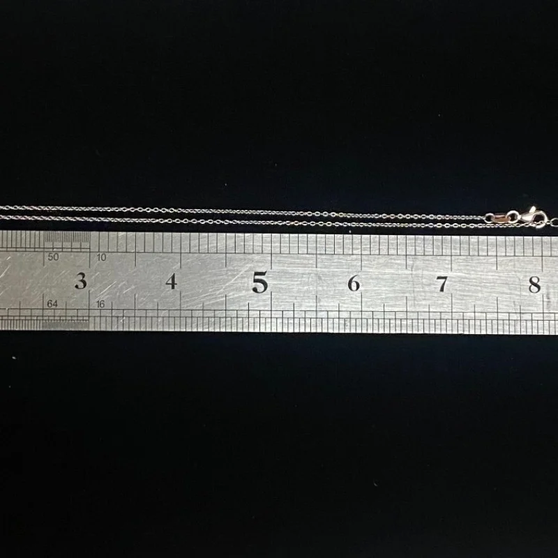 Silver 925 and White Sapphire, Celestial Protector Eye Chain Pendant 18 inches