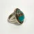 Vintage Sterling Silver Turquoise Ring Size 6.5