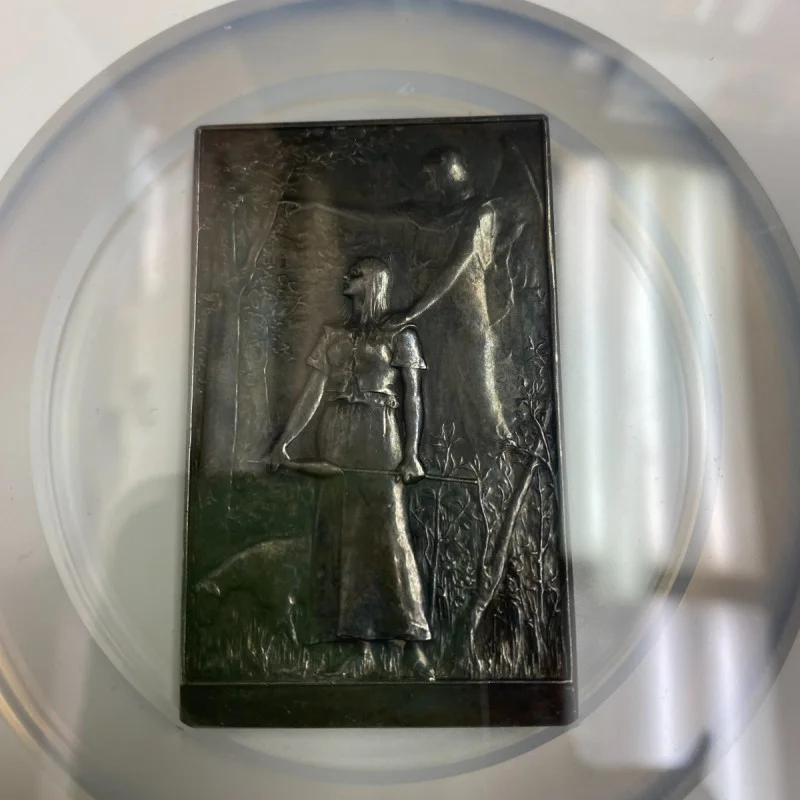 France Silver Jeanne D'Arc Dupuis - (67x41mm) Medal NGC AU 55