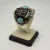Vintage Sterling Silver Turquoise & Coral Spinner Cuff Bracelet Handmade