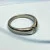 Tiffany & Co Platinum Elsa Peretti Curved 0.18ct Diamond Ring Band Sz 6.5