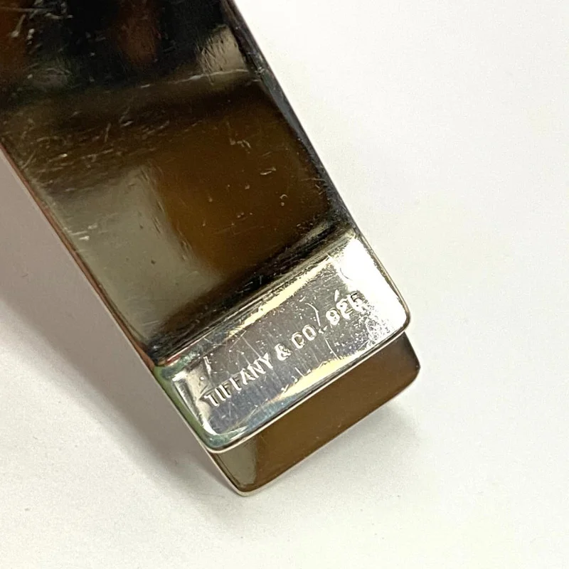 Tiffany & Co.  Money Clip Sterling Silver 925, With initials M.C.