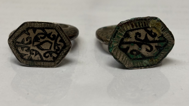 A Pair of Mysterious Islamic Rings from Central Asia (12th–13th c.) A Pair of Mysterious Islamic Rings from Central Asia (12th–13th c.)