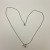 Diamond Pendant With A Neck Chain. Mounting is Made of 14 Kt Gold Diamond Pendant With A Neck Chain. Mounting is Made of 14 Kt Gold