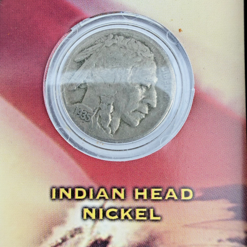 The United States Antique Indian HEAD COINS Presentation Set 1907,1935,2000,2004