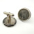 Cuff links 1936-1937 Buffalo Indian Nickel Coins Indian Head in a Silver Setting