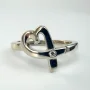 Tiffany & Co. Paloma Picasso Loving Heart Ring Size 10.5 Sterling Silver 925