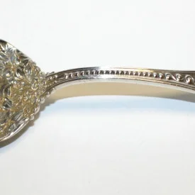 Antique R, Sterling Silver Serving Whiting Baroque Spoon
