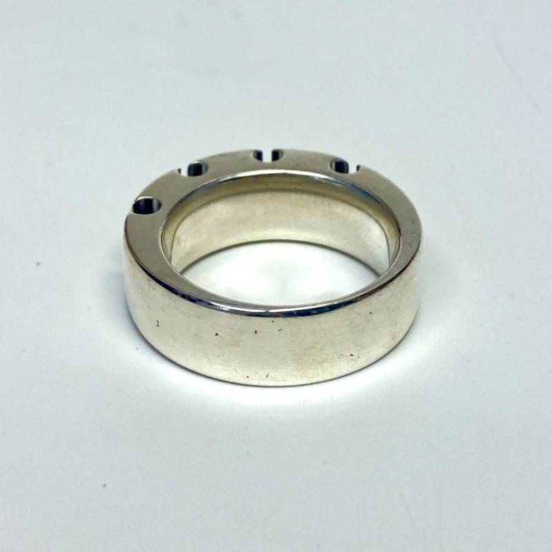 Emporio Armani Silver Ring Rare Size 10