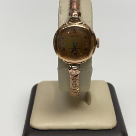 Vintage Benrus 15 Jewels Women's Manual Wind Gold Tone Watch, 5 inches